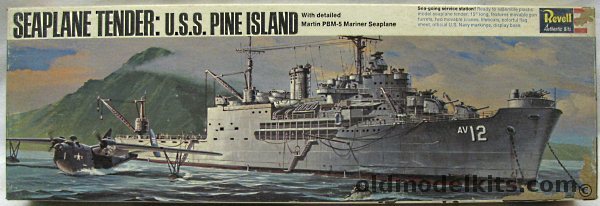 Revell 1/424 USS Pine Island Seaplane Tender - with Martin PBM-5, H455-200 plastic model kit